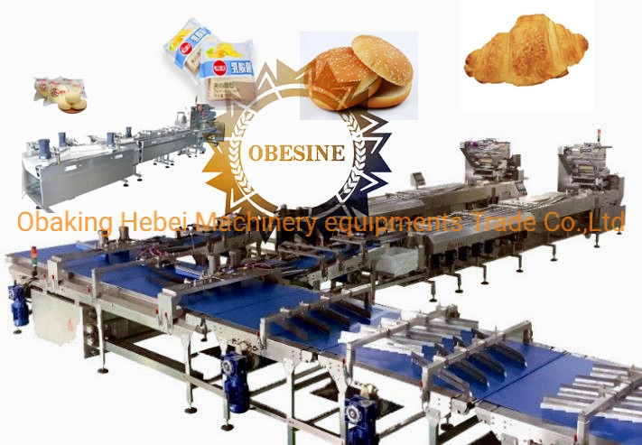 Complete Automatic Pastry Toast Bread Make up Line Filled Croissant Machine