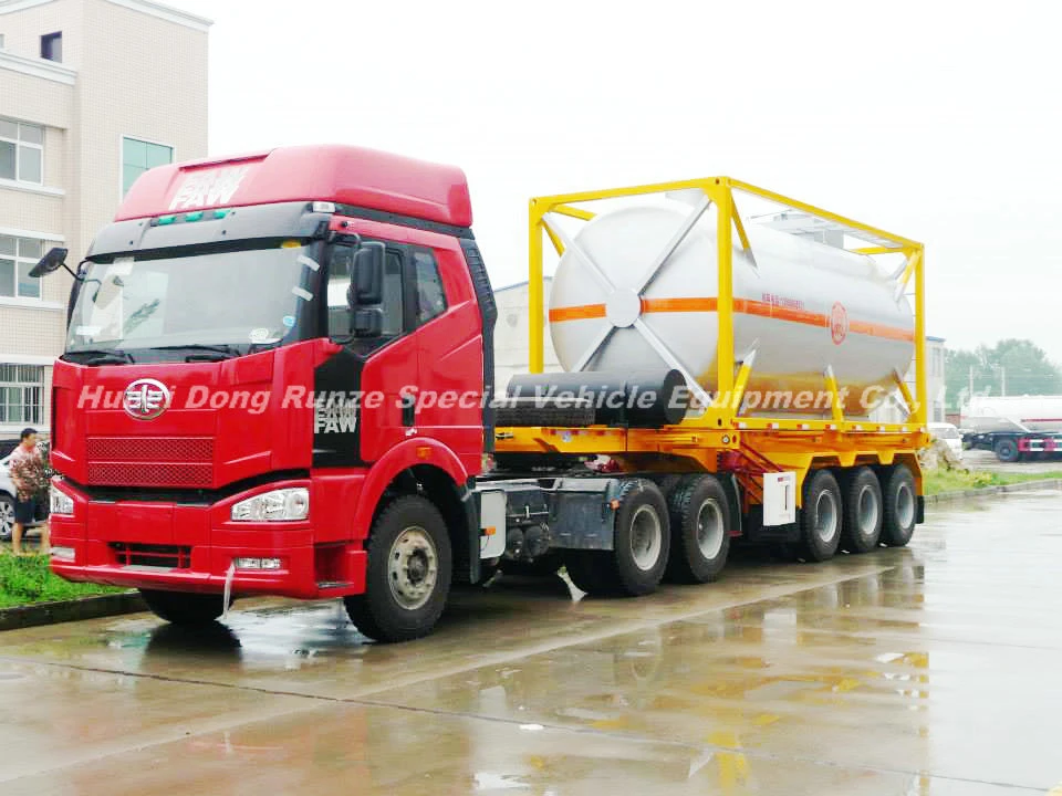 20FT Acrylic Acid ISO Tank for Storage Road Transport Propenoic Acid (Formula C3H4O2; Molecular CH2CHCOOH)