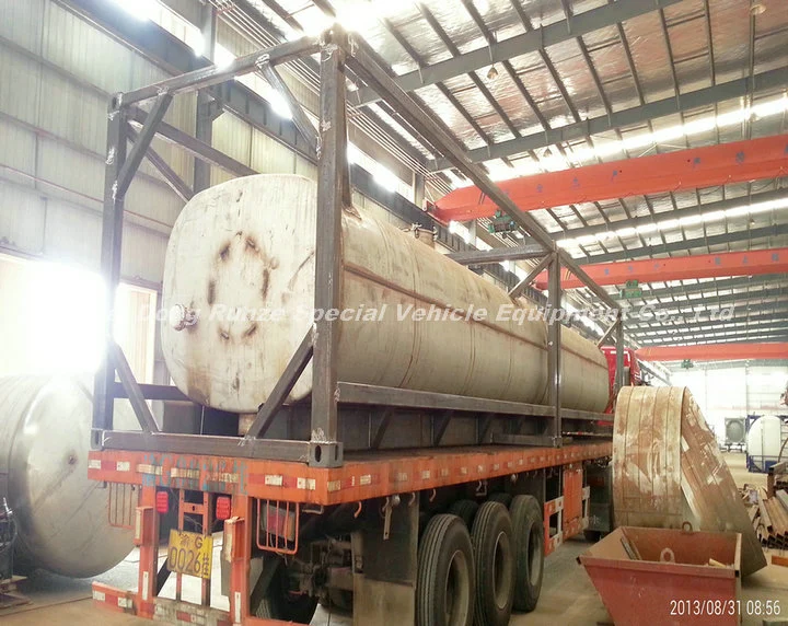 20FT Acrylic Acid ISO Tank for Storage Road Transport Propenoic Acid (Formula C3H4O2; Molecular CH2CHCOOH)