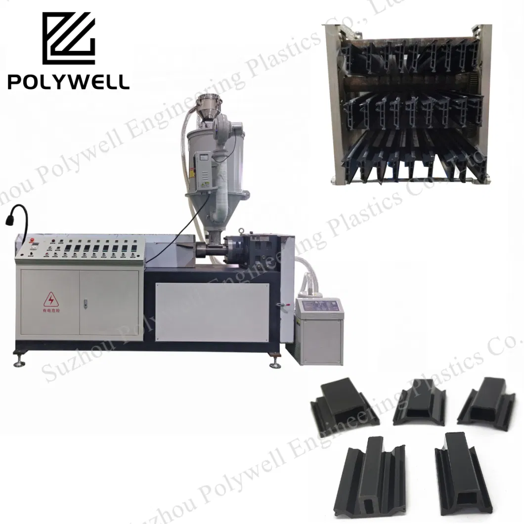 Energy-Saving Automatic Single Screw Pipe Making Machine Thermal Break Strips Extruding Production Line