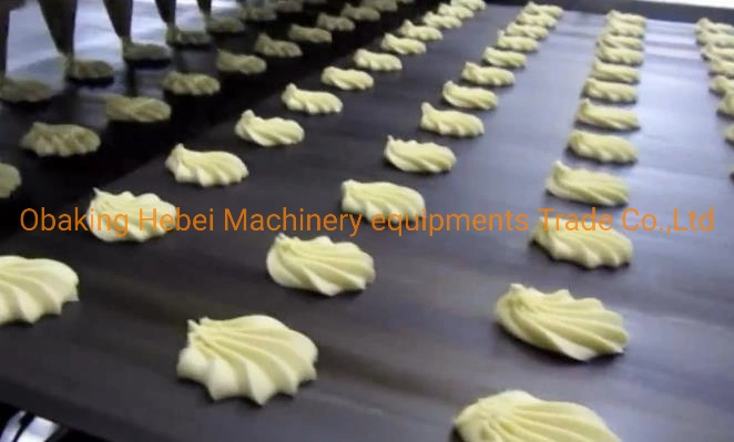 Full Automatic Sliced Cookies Extruding Machine Line with High Speed Sonic Slicer