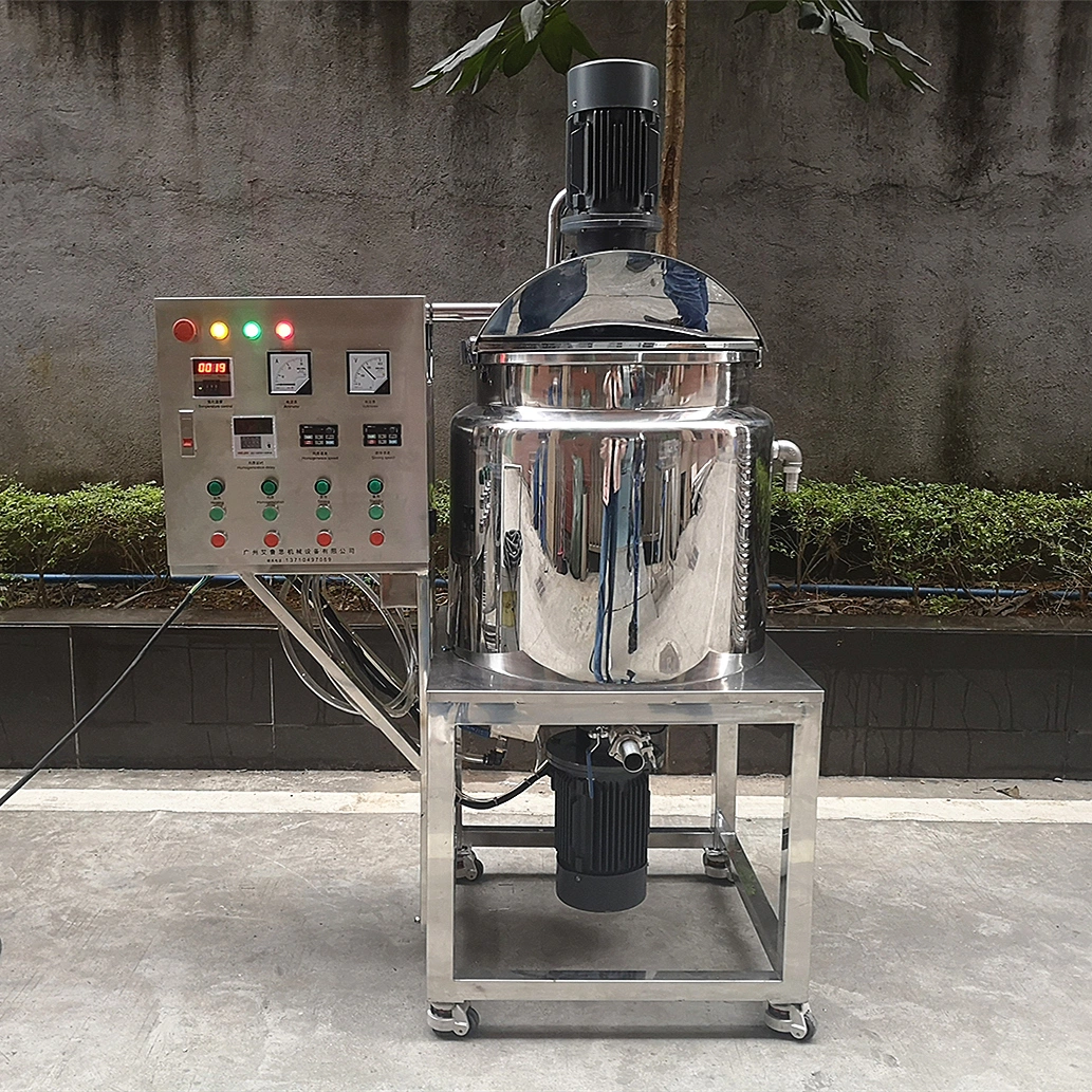 500L Liquid Soap Industrial Blender High Shear Mixer Homogenizing Tank