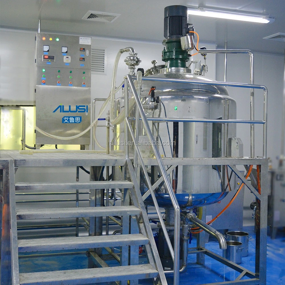 500L Liquid Soap Industrial Blender High Shear Mixer Homogenizing Tank