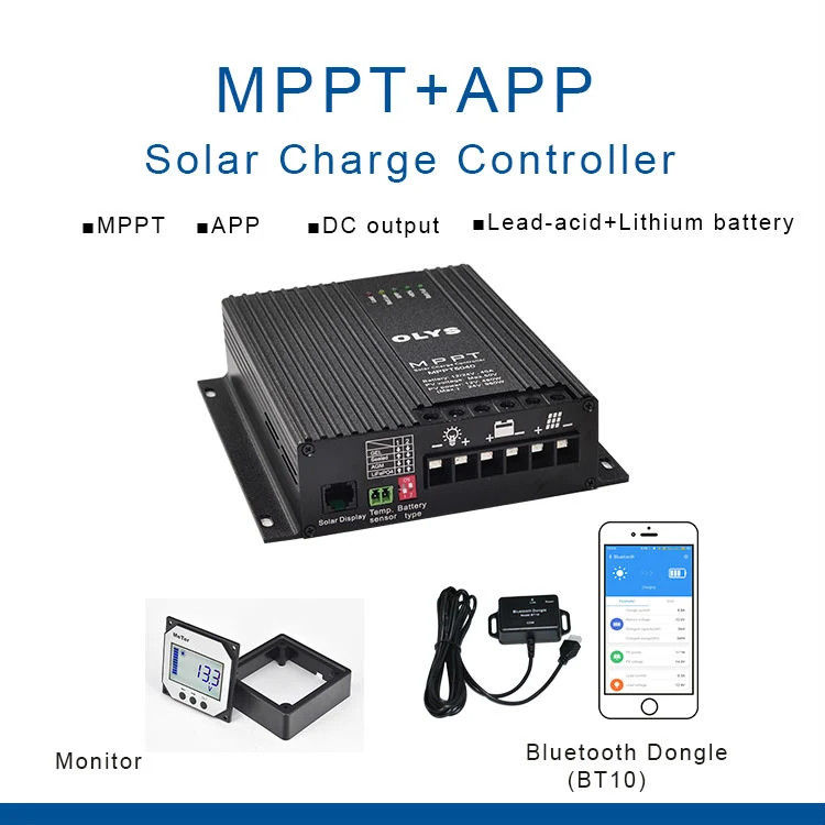40A MPPT Solar Charge Controller 12V Hybrid