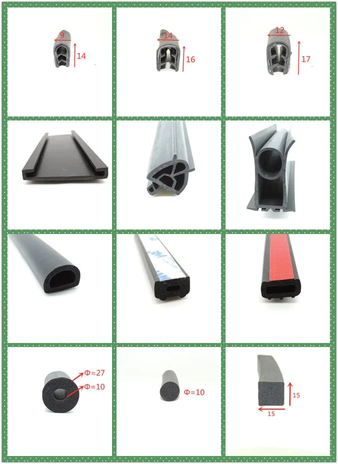 Extruded Sheet Metal Edge Rubber Seal Strip