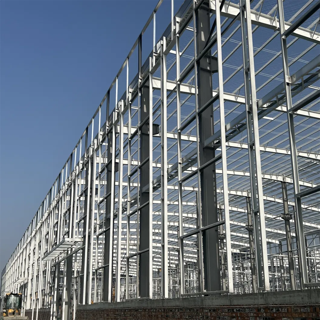 High Quality Prefabricated Steel Warehouse Workshop Clear Span Customize Steel Structure