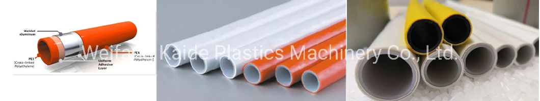 Pex-Al-Pex Plastic Pipe Line Inner Pipe/Glue/Aluminum Strip/Glue/Outer Pipe Production Line
