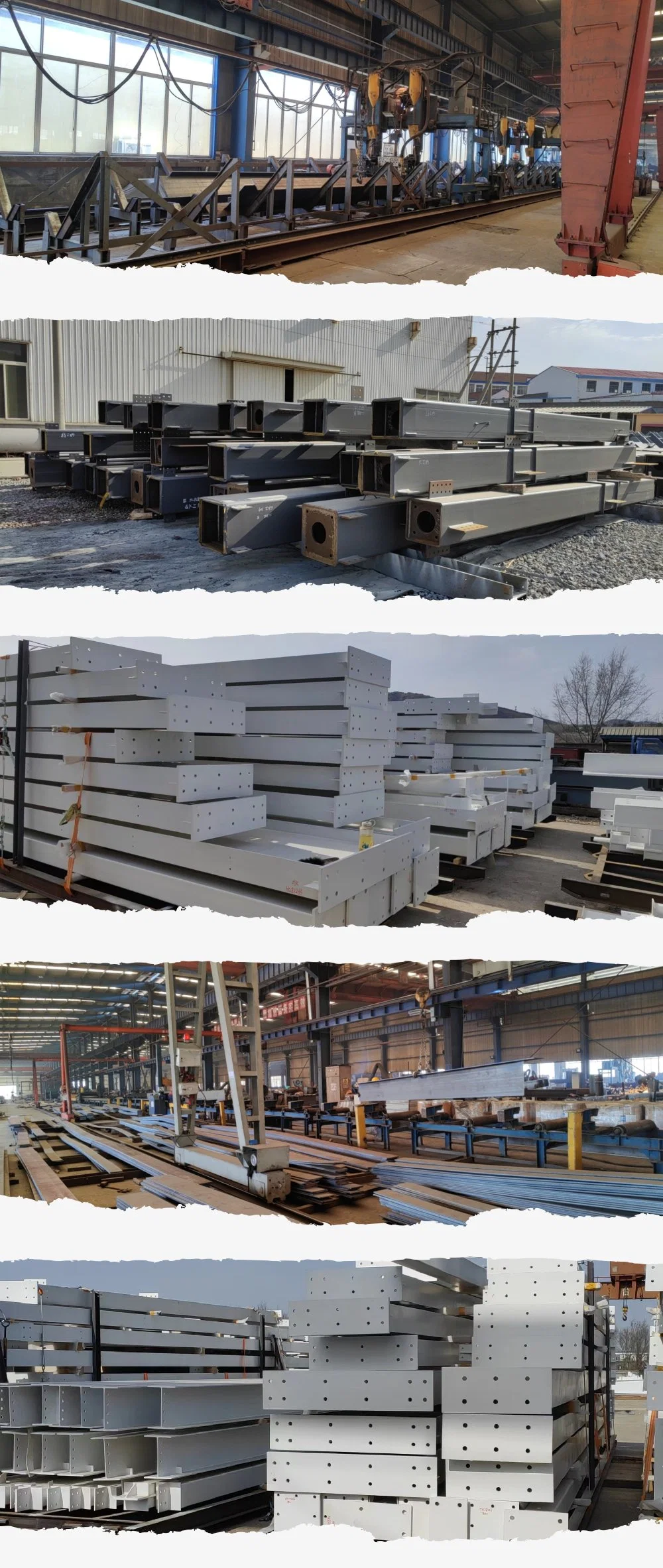 High Strength and High Seismic Resistance Fast Installation Prefabricated Steel Structure Construction