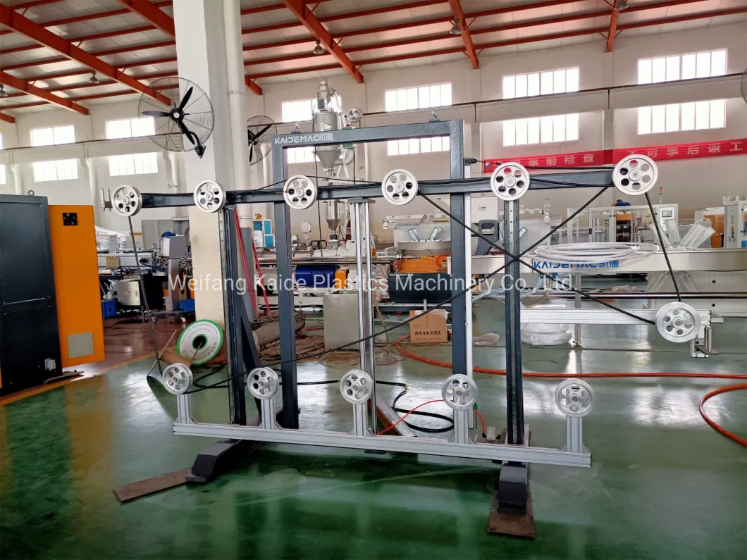 Polytech Drip Irrigation Pipe Production Line with Strip Embeded/Pipe Extrusion Machine
