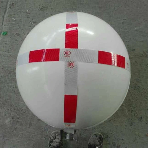 High Voltage Transmission Line 600mm Fiberglass Warning Sphere