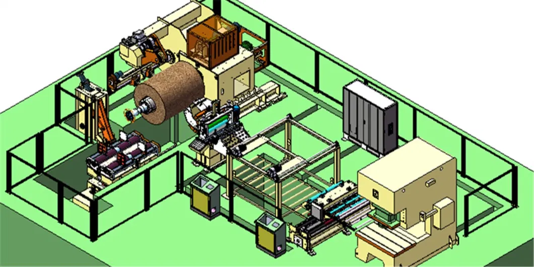 1600mm Circle Blanking Line for Stainless Steel and Aluminum Disc Production Line