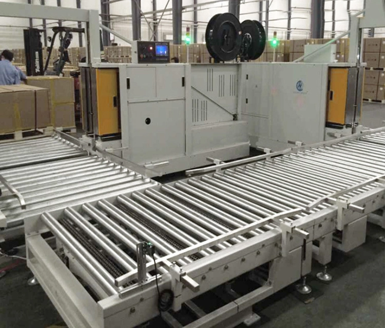 Myway Machinery Supply Full Automatic Pallets Packaging Line with PLC Control