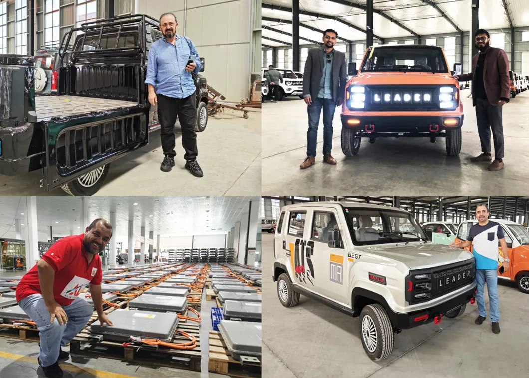 Electric Vehicle Pick up 300kg Loading Capacity Electric Car for Cargo.