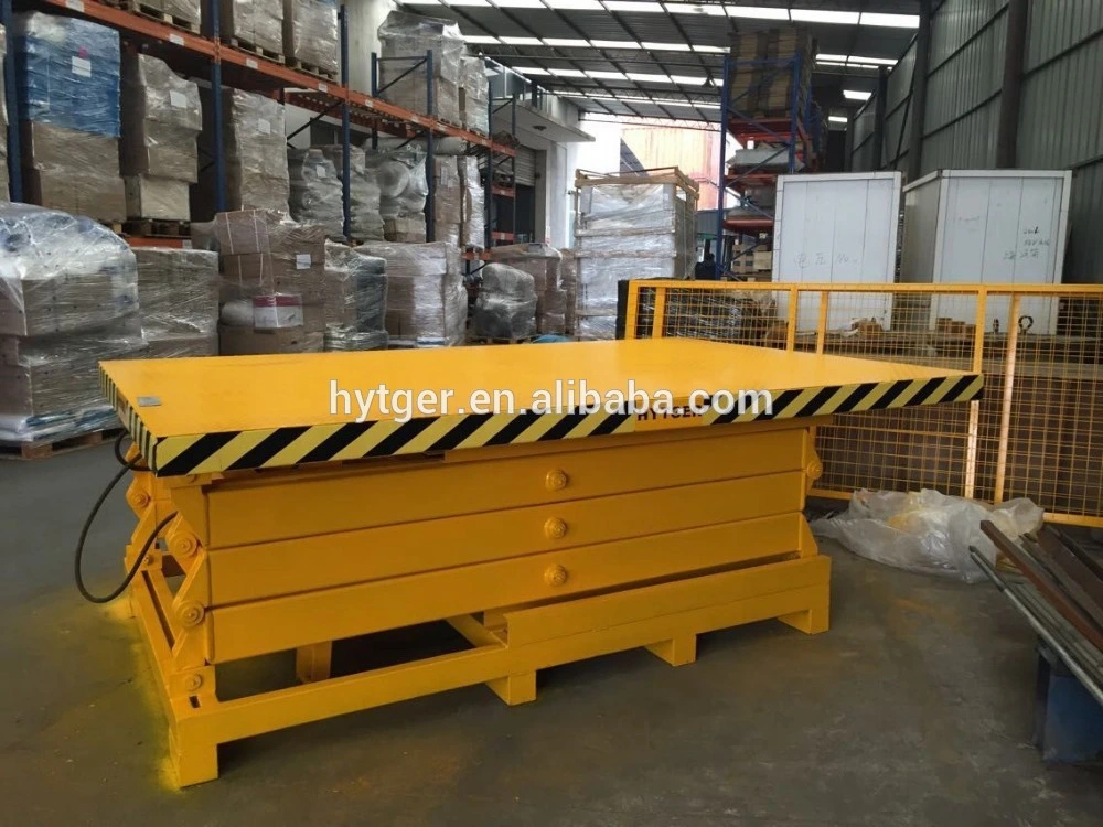 1-10ton Single Scissor Lift Stationary Lift Table Work Platform (SJG2-1.2)