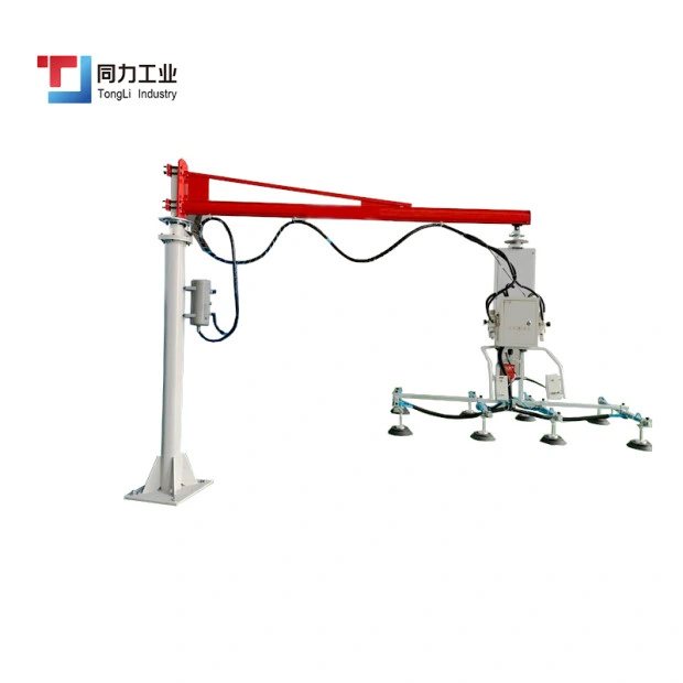 Mini Manipulator Folding Balance Crane with Electric Hoist for Handling Iron Blocks