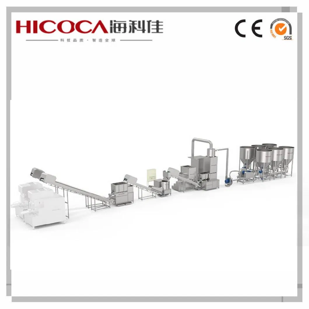Straight Dry Rice Noodle Production Line with Rice as The Main Raw Material