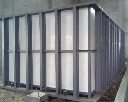 Pretreatment Acid Pickling Rectangular PP Tanks for Galvanizing Plant