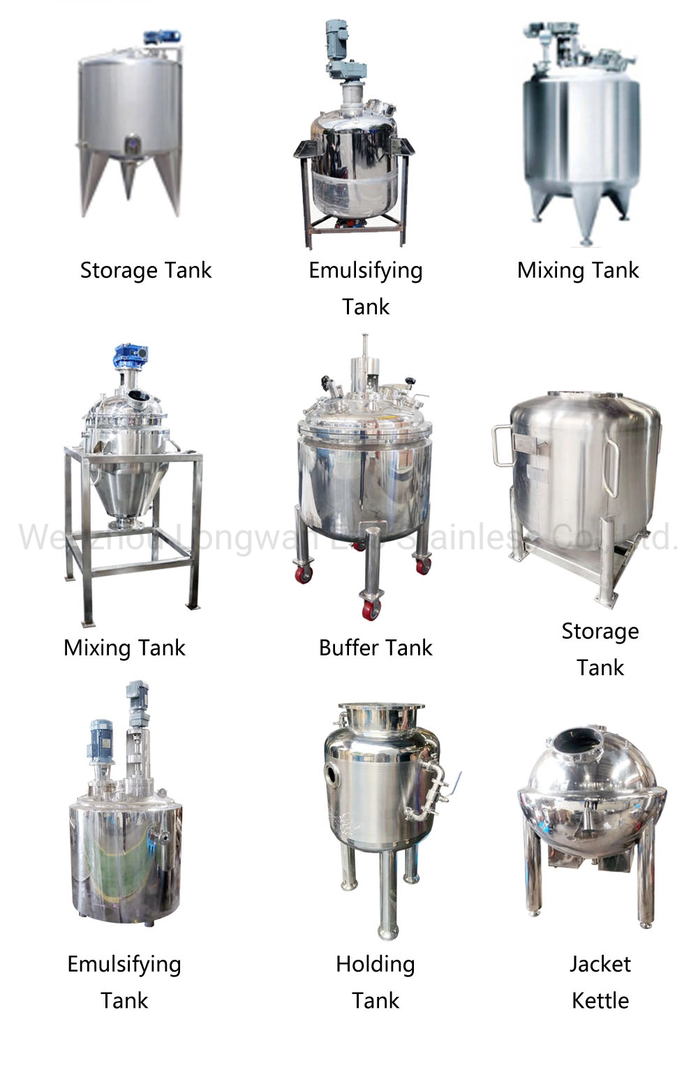 Stainless Steel Sanitary Universal Aseptic Vacuum Soap Vertical Jacketed Storage Tank Bioreactor