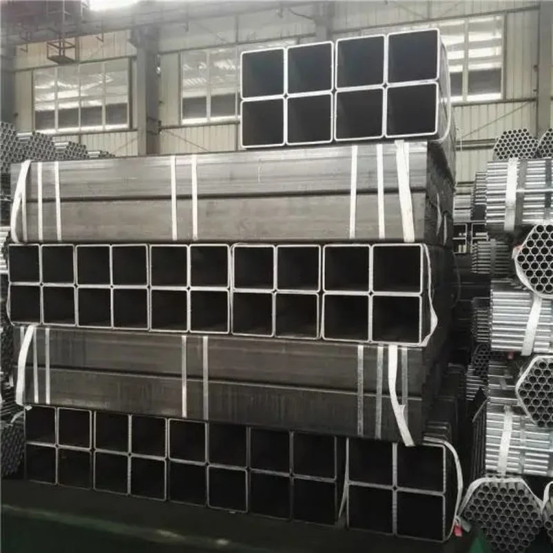 Chinese Manufacturer Q235 Q345 Ss400 80mm&times; 80mm Hollow Pipe/Tube Galvanaized Steel Square Tube/Pipe