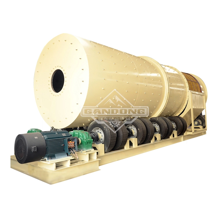 Rotary Drum Scrubber Gold Ore Washing Plant 400t/H Big Capacity Gold Mining Machine in Australia