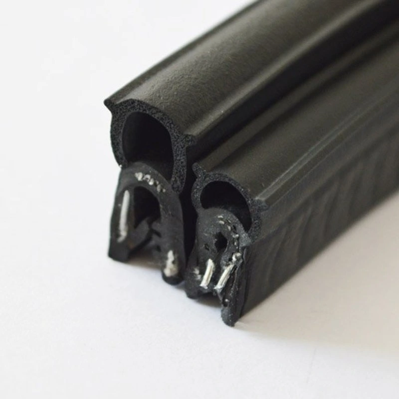 Black Anti-Scratch Mechanical Rubber Edge Seal Strip