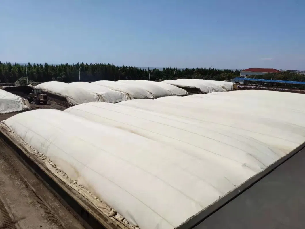 Membrane Covered Compost Organic Fertilizer Fermentation Tank for Sewage Treatment Plant