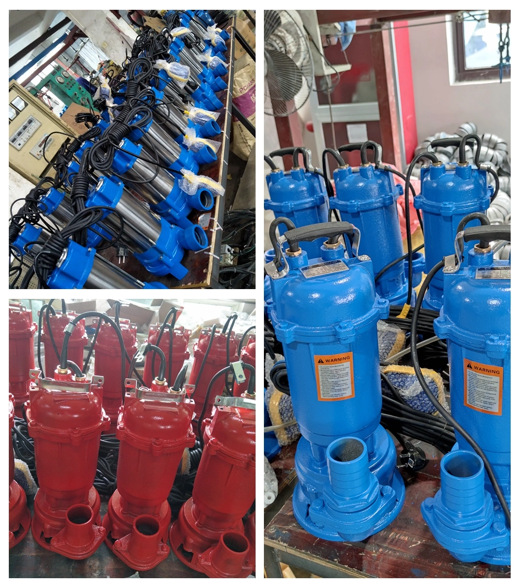 4skm 0.25kw-7.5kw Copper Wire 2inch 3inch 4inch 6inch Brass Ss Outlet Borehole Deep Well Borehole Electric Solar Centrifugal Submersible Jet Water Pump