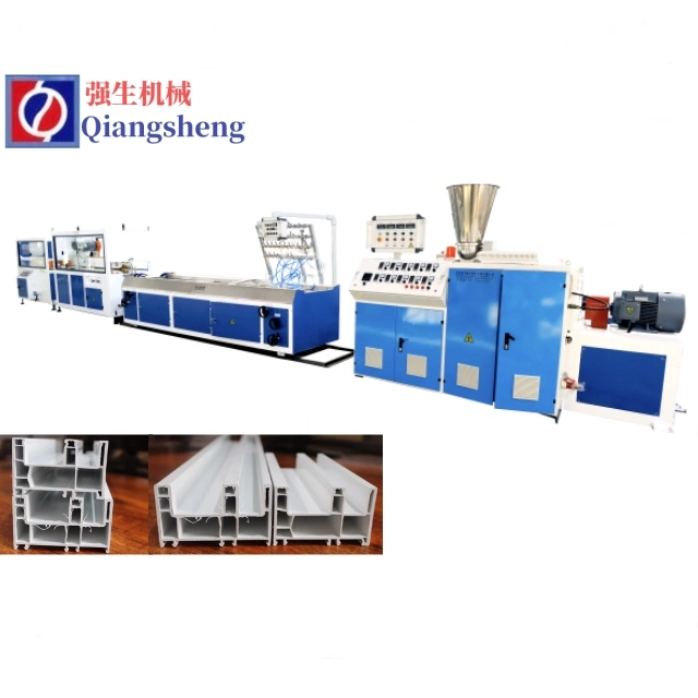 HDPE PP PVC PE WPC UPVC Seal Strip Window Frame Louver Shutter/Marble Door Plate Panel Profile Machine Extruder Manufacturers Extrusion Production Line