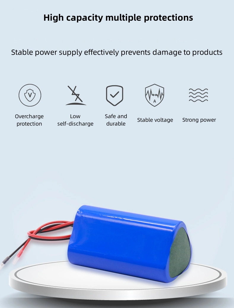 18650 Lithium Battery Pack 12V Large Capacity 1200mAh Medical Device Lithium Battery