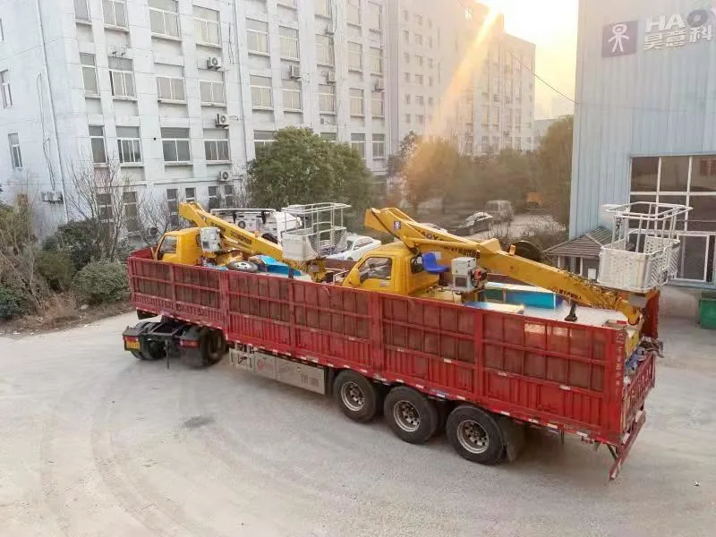 China Aerial Work Vehicle Platform 21m Telescopic Straight Arm on Sale