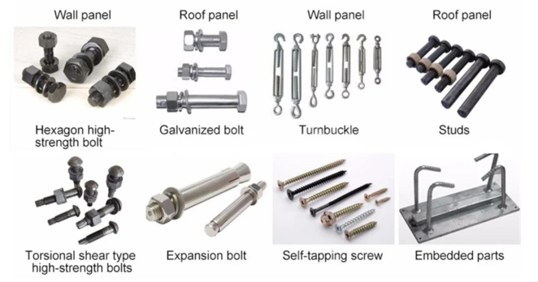 High Strength and High Seismic Resistance Fast Installation Prefabricated Steel Structure Construction