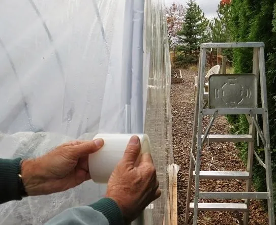 High Strength Greenhouse Plastic Cover All Weather Waterproof Sealing Sun Room Repair PE Film Acrylic Repair Tape