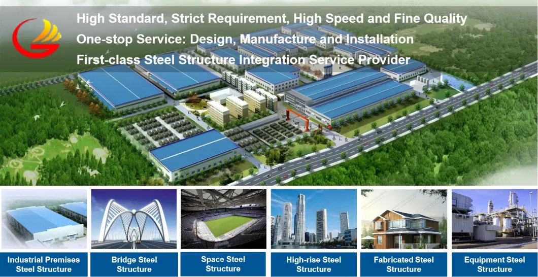 Steel Structure Building/Workshop/Warehouse with Design, Manufacture and Installation