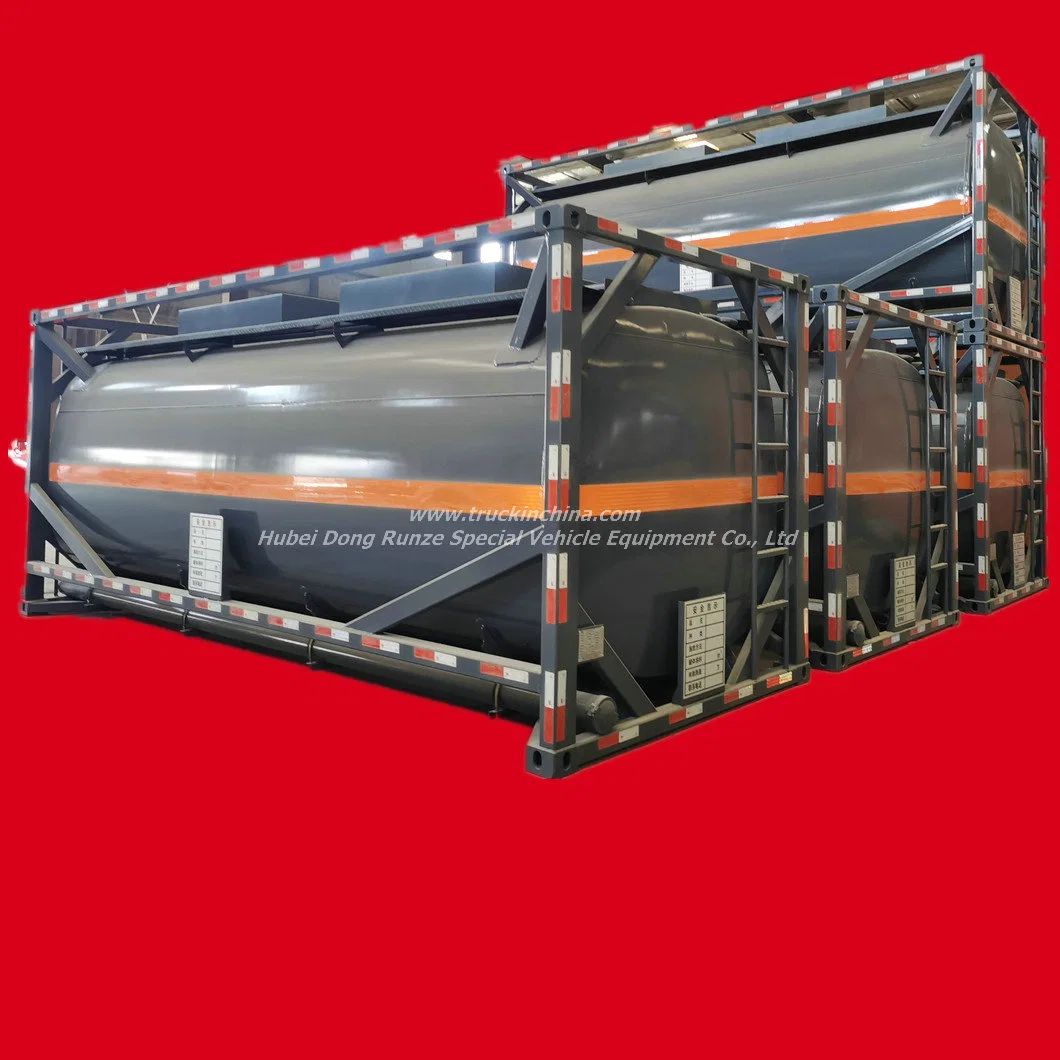 30FT Un 2031 Portable Tank for Corrosive Concentrated Nitric Acid Hno3 (Pure Aluminium Tank 22CBM)