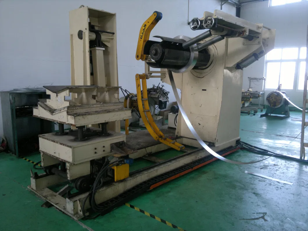 3 in 1 Combination Metal Coil Processing Machine Decoiler Straightener and Servo Feeder Large Blanking Production Line