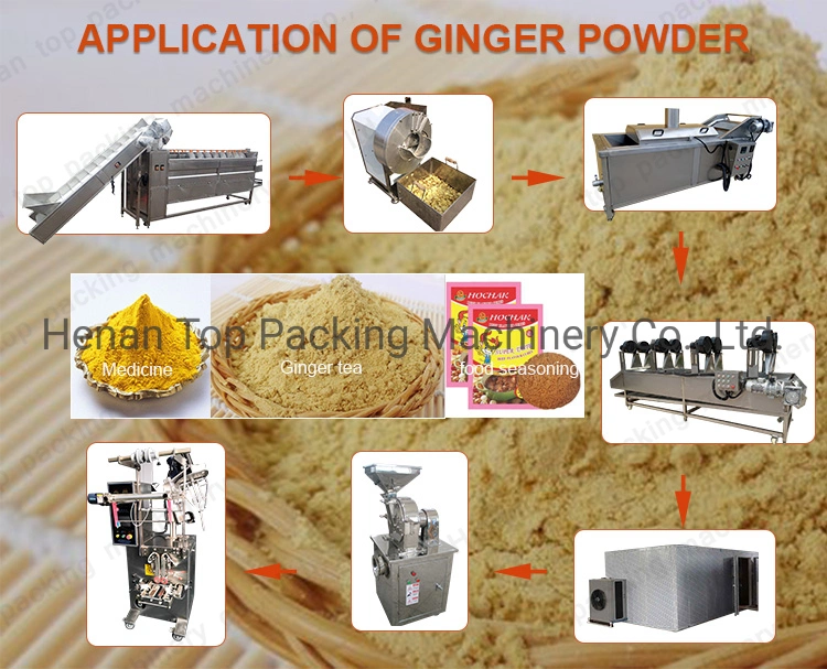 Garlic Powder Processing Line Garlic Turmeric Washing Grinding Machine Price