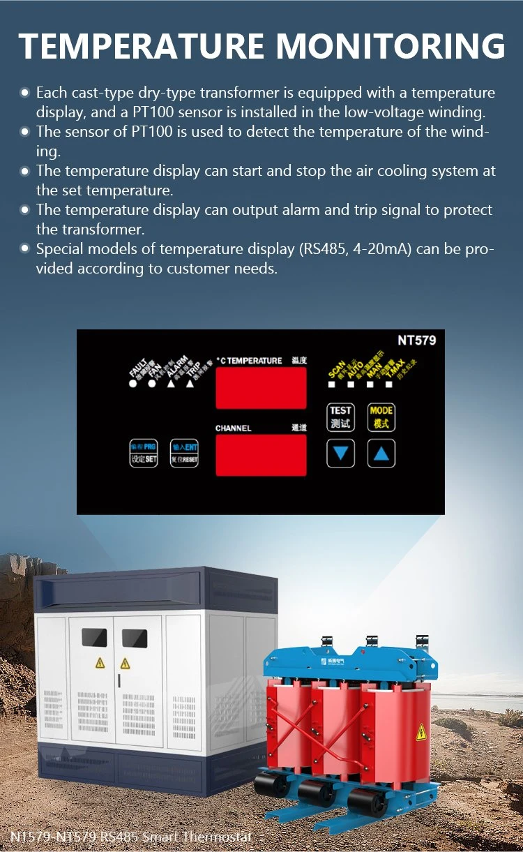 Epoxy Cast Dry-Type Transformer Software Communication with Industry 4.0 Functionality