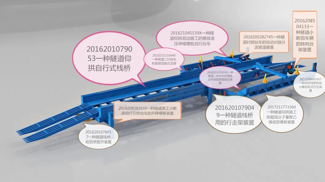 Tunnel Construction Machinery Inverted Arch Trestle