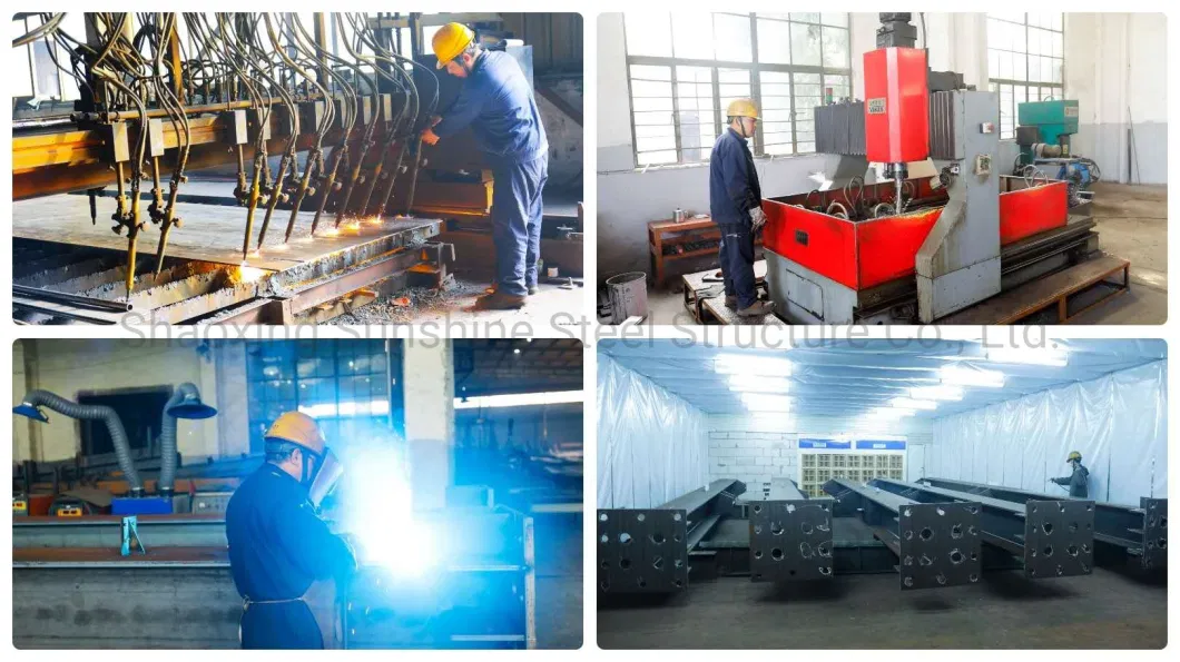 Customized Large Span Steel Structure with Easy Installation Workshop