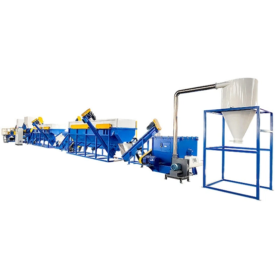 Meetyou Machinery HDPE Plastic Recycling Washing Machine High-Quality China Pet Multi-Screw Pet Bottle Recycling Plant Supplier Configure Rinse Tank