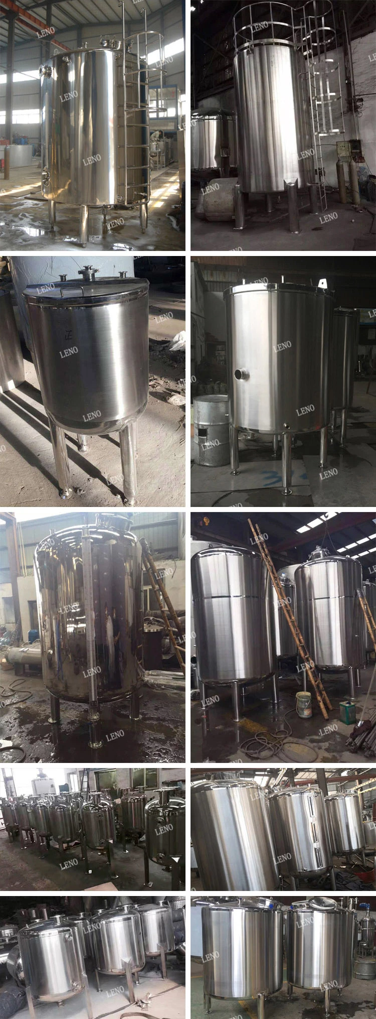 Sanitary Electric Heating Sulfuric Acid Storage Tank for Wine