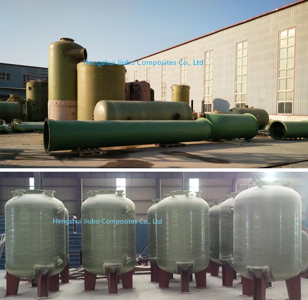 FRP Fiberglass Sulfuric Acid H2so4 Storage Tank Vessel