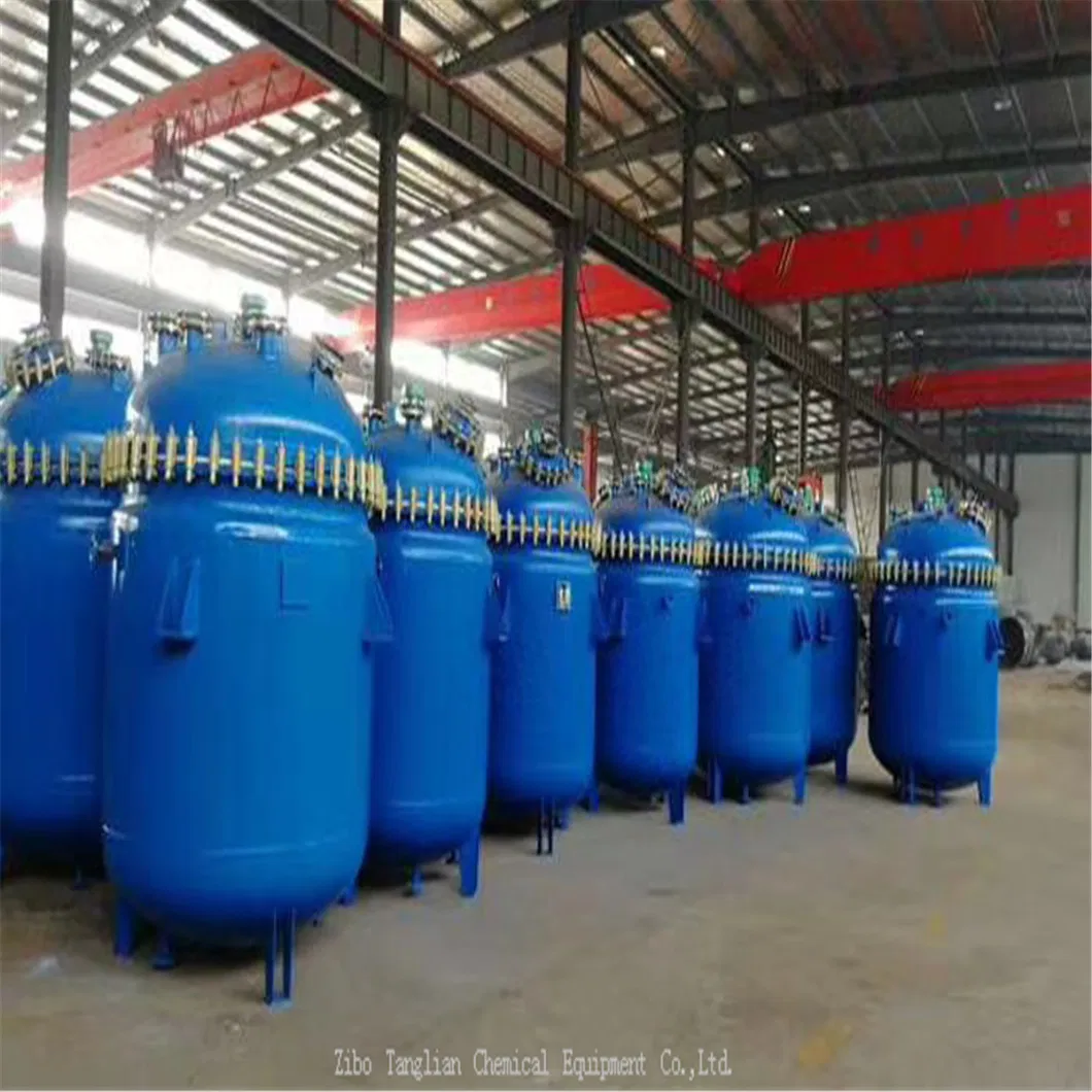 50L-5000L Horizontal Glass Lined Storage Tank for Hydrochloric Acid