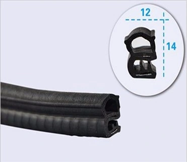 EPDM Rubber Composite Sealing Strip Gasket with Metal for Auto/Cabinet Door