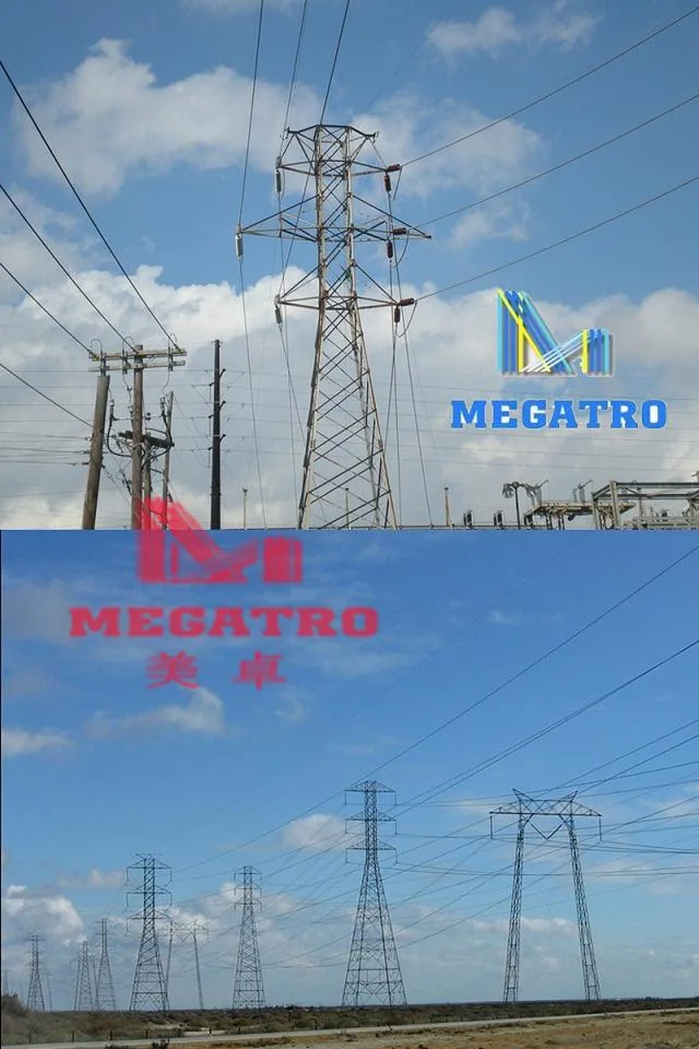 Megatro Transmission 138kv Line Steel Tower Pylon