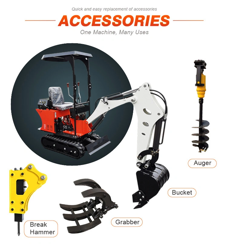 Cheap Price Hydraulic Mini 0.8ton Excavator