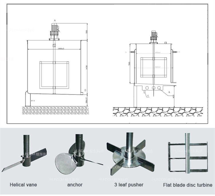 Washing Liquid Soap Making Machine/Tank with Mixing and Heating