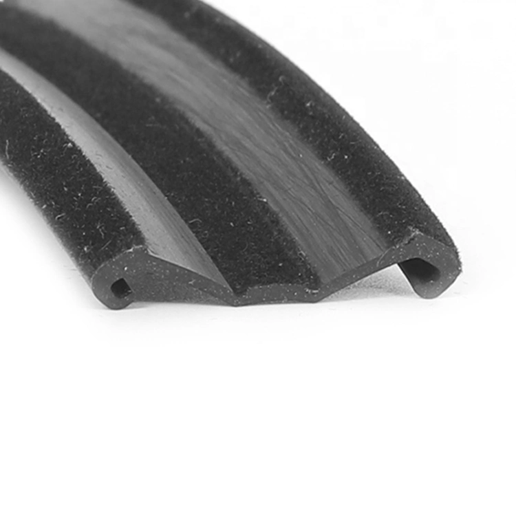 Auto Door Rubber Seal Automotive Glass Flocking Run Channel Rubber Sealing Strip