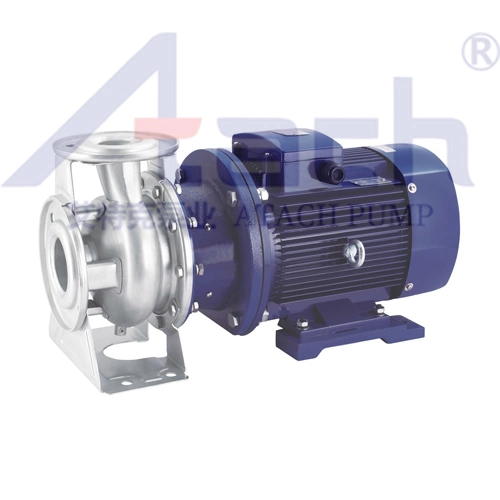 Horizontal Single Stage Suction Stainless Steel Inox Centrifugal Pump Dzas65-40-200/5.5 for Chilled Water Circulation Duplex Steel Corrosion Resistance Cnp