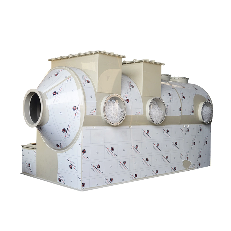 Industrial Equipment --PP Polypropylene Waste Gas Horizontal Wet Scrubber